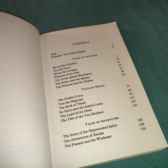 Vintage Book Tales of Ancient Egypt Roger Lancelyn Green 1956-2004 ethnic legend - Picture 9 of 12